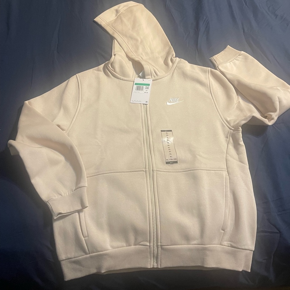 NWT… Nike Cream Hoodie